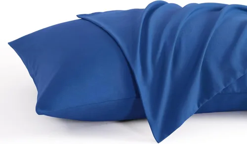 Vista 26 de NTBAY Juego de 2 fundas de almohada estándar, paquete de 2 fundas de almohada de microfibra cepillada de 20x26, suaves, resistentes a las arrugas, a