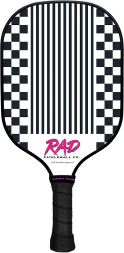 Vista 10 de RAD Pickleball Paddle – USAPA Approved Pickleball Racket – Fiberglass Surface with Spin Grit Tech – Carbon Fiber Pickleball Paddle for Power &
