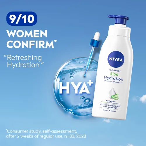 Vista 7 de Nivea Loción Corporal Hidratación de Aloe 13.5 fl oz