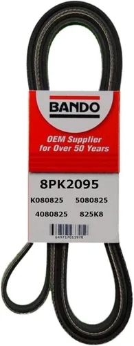 Vista 64 de Bando USA 8PK710 Correa de serpentina de calidad OEM