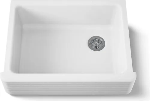 Vista 51 de KOHLER haven Smart Divide, fregadero de cocina recorte inteligente, montaje inferior, reborde delantero, doble con reborde alto 35-1/2 pulgadas x