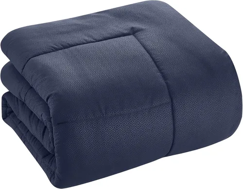 Vista 4 de Sweet Home Collection - Juego de funda de edredón de 8 piezas con diseño único, sábanas de cama, 2 fundas de almohada y 2 fundas de almohada y falda