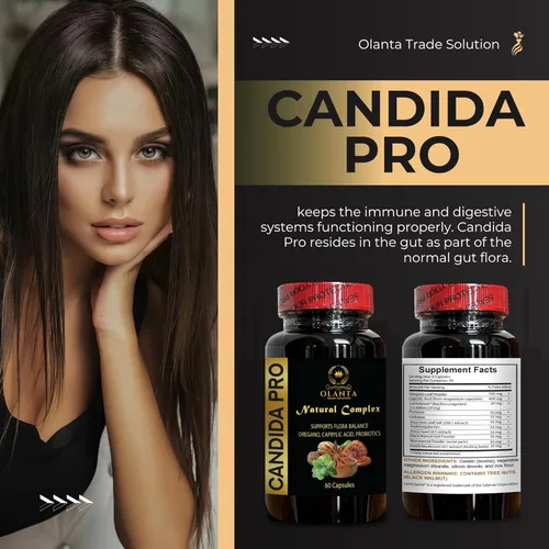 Vista 6 de Generic Candida Cleanse - Candida PRO - Cápsulas de ácido caprílico para Candida, probióticos Salud digestiva, ayuda digestiva, Candida Support