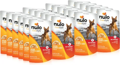 Vista 17 de Nulo Freestyle Carne de res, hígado de res y col rizada en caldo de carne real para perros, 2.8 onzas (paquete de 6)