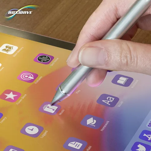 Vista 8 de BoxWave Lápiz óptico compatible con ASUS VivoBook Flip 14, AccuPoint Active Stylus, lápiz digital electrónico con punta ultra fina, color plateado