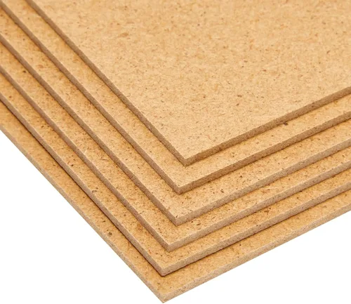 Vista 5 de Juvale MDF Board Sheets - 30 Pack, 2mm Thin, 6 x 8 in, Brown - Chipboard & Photo Mailers & Document Boxes with Lid - Wood Boards for Shelves & Craft