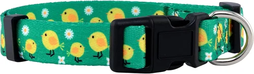 Vista 39 de Native Pup Collar de Perro con Bandera Americana - Rojo, Blanco y Azul - Collares Patrióticos para el 4 de Julio, EE.UU. - Ajustable para Perros