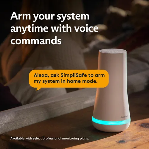 Vista 4 de SimpliSafe - Sistema de seguridad para el hogar inalámbrico de 9 piezas con cámara HD - Supervisión profesional opcional 24/7 - Sin contrato
