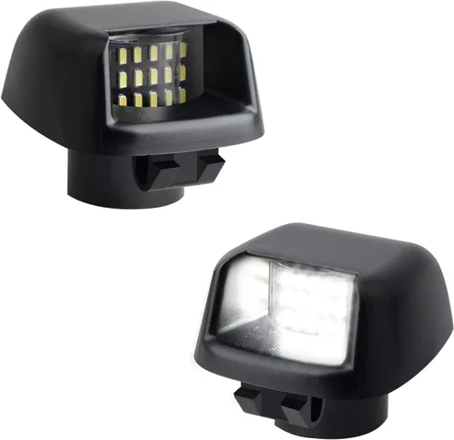 RUXIFEY Luces LED para matrícula, reemplazo de la lente de la lámpara trasera, compatible con Frontier Titan Xterra Armada Suzuki Equator