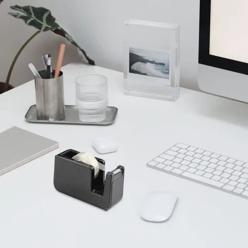 Vista 6 de 6 rollos de recambios de cinta transparente, cinta transparente, desgarrable a mano, 3/4 x 1000 pulgadas, cinta brillante de envoltura de regalo