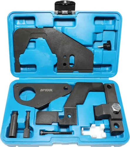 Vista 8 de DPTOOL Kit de herramientas de sincronización de árbol de levas Herramienta de bloqueo de alineación de leva y cigüeñal compatible con Ford Volvo