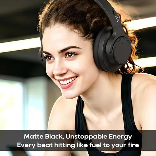 Vista 12 de Srhythm NiceComfort 15 (2nd Gen) Hybrid Noise Cancelling Wireless Headphones,Bluetooth 6.0,with Low Latency,Spatial Audio,ENC,120Hrs