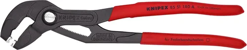 Vista 2 de Knipex Tools 85 51 180 A, pinzas para abrazaderas de manguera de 7.5 pulgadas
