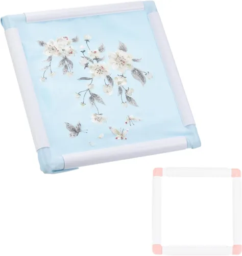 Vista 12 de PATIKIL Aros de bordado, marco universal de aro para bordar, reutilizable, cuadrado, rectangular, de plástico, para manualidades, costura
