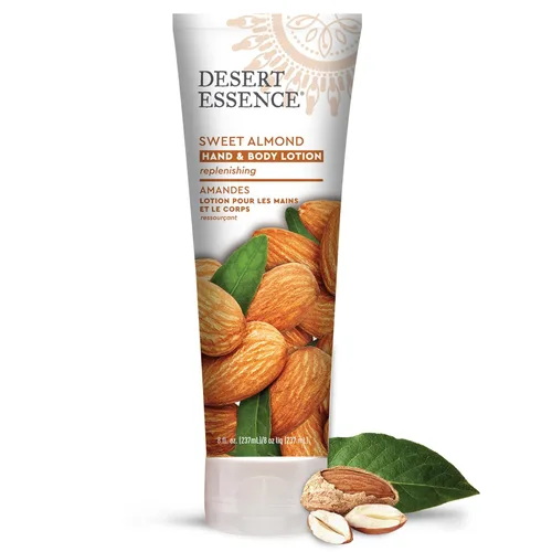 Vista 2 de Desert Essence Loción para manos y cuerpo, almendra dulce, 8 onzas