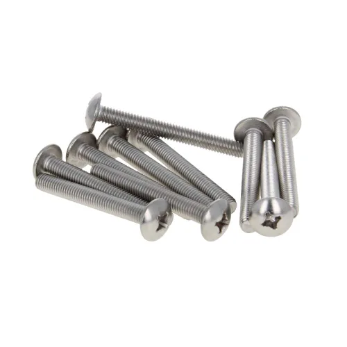 Vista 53 de MroMax Tornillos de máquina M2.0.197 x 0.157 in Tornillos Phillips Cross Truss Head Tornillo 304 Pernos de sujeción de acero inoxidable 15pcs