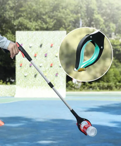Vista 5 de YOUEON Paquete de 3 herramientas de agarre plegables para ancianos, herramienta de recogida de 32 pulgadas, práctico agarrador de garras de basura