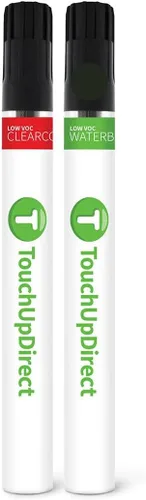 Vista 379 de TouchUpDirect QAK - Aerosol de pintura de retoque de color blanco sólido compatible con Nissan Exact Match - Kit esencial