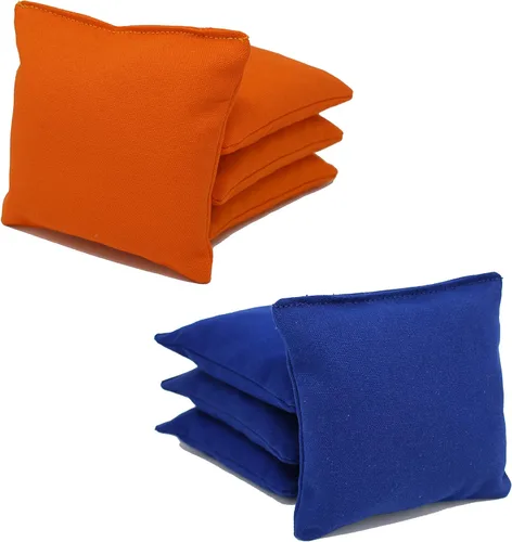 Vista 21 de Bolsas de cornhole con regulación ACA de Donkey Sports (personalizable) Juego de 8. Relleno de maíz.