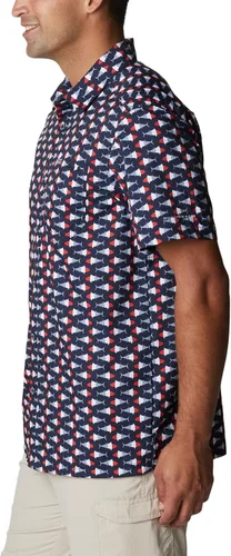 Vista 3 de PFG Super Slack Tide Camp - Camiseta para hombre, color gris