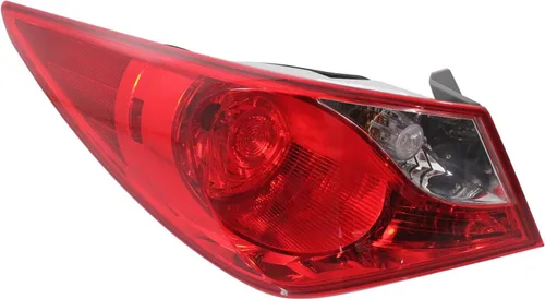 Garage-Pro Conjunto de luz trasera exterior del lado del conductor, para Hyundai Sonata 2011-2014, se monta en el cuerpo, con bombilla, no para