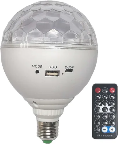 Vista 3 de Proyector de galaxia, proyector de estrellas, luz nocturna, control remoto, proyector de techo, luces de fiesta de bola de discoteca, activadas por