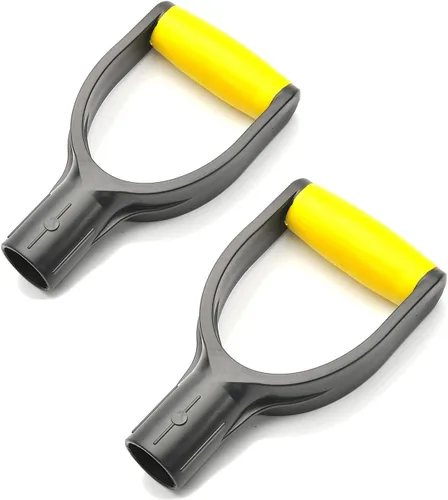 Vista 16 de MroMax Mango de agarre en D, 1-1/4 pulgadas de diámetro interior de 1.260 in, pala de nieve de PVC, mango de repuesto, accesorios de jardín, Negro