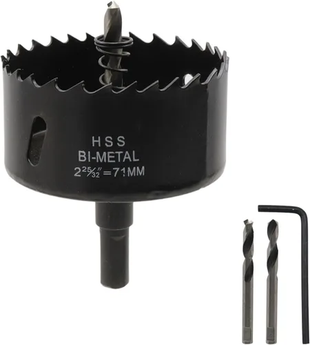 Vista 37 de Sierra de agujero de 1-1/2"/38mm para metal, madera y corte de plástico Cortador de agujeros - 2 piezas