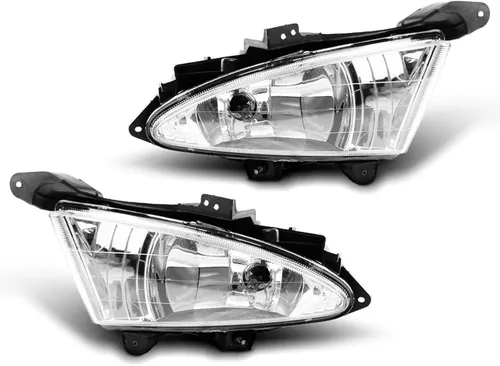 Vista 2 de Compatible con 2007 2008 2009 2010 Hyundai Elantra, luces antiniebla de conducción con lente transparente, lámparas de parachoques, bombillas 881
