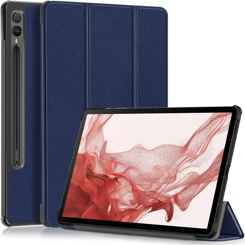 Vista 9 de Funda para Samsung Galaxy Tab S9 FE+ Plus 12.4" (SM-X610/X616)/Galaxy Tab S9+ Plus 12.4" (SM-X810/X816/X818) - Funda delgada con función atril