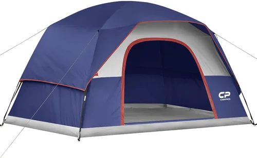 Vista 12 de CAMPROS CP Tents for Camping 2/4/6 Person Tent Waterproof Windproof Double Layer Camping Tent, Easy Setup Dome Tent with Large Mesh Windows & Wider