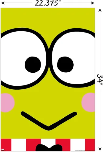 Vista 3 de Trends International Póster de pared con diseño de Hello Kitty y sus amigos Keroppi