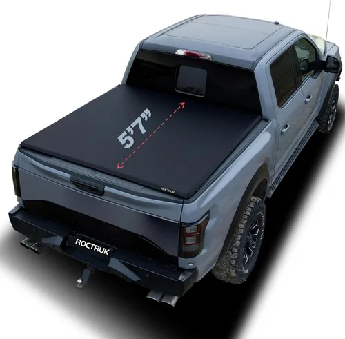 Vista 12 de Cubierta rígida de 5 pies 7 pulgadas para Dodge Ram 1500 2009-2026 2010-2014 RAM 2500 Funda corta para caja de camioneta Fleetside sin Rambox