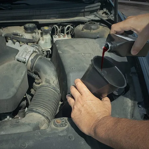 Vista 3 de LubriMatic 75-068 - Embudo de plástico de cuello largo, 2 cuartos de galón