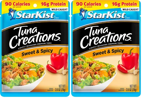 Vista 34 de StarKist Tuna Creations Ginger Sesame - Sabor de jengibre y sésamo para atún