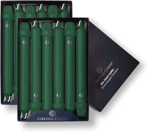 Vista 81 de Colonial Candle Handipt Collection - Vela cónica sin perfume, color blanco, 6 pulgadas, paquete de 12, hasta 4 horas de combustión