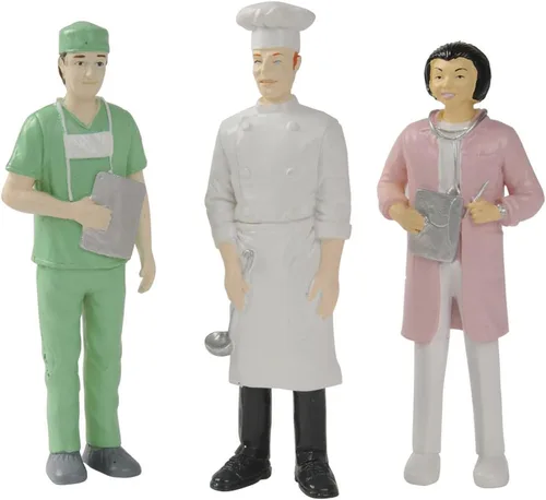 Vista 5 de Profesionales de simulación 12 Figuras de carrera de simulación Mentes creativas