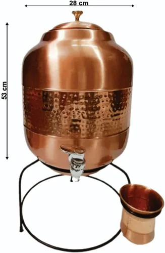 Vista 2 de Dispensador de agua de cobre 14 litros