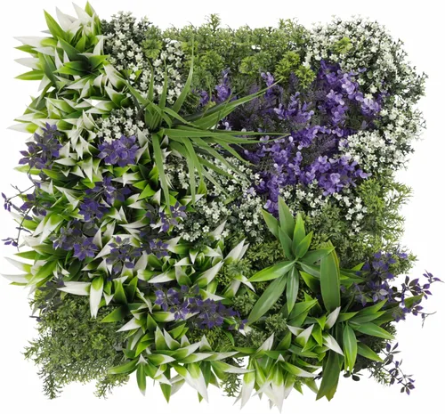 Vista 31 de ECOOPTS Paneles de boj artificiales para valla de privacidad de hiedra sintética, 40 x 40 pulgadas, plantas de seto topiario para decoración