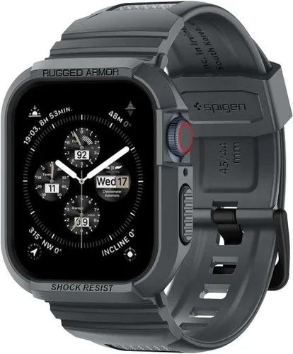 Vista 30 de Spigen for Apple Watch Band with Case, Rugged Armor Pro Compatible with Ultra 3/2/1 49mm, Series 11/10 46/42mm, 9/8/7 45/41mm, SE3/SE2/SE/6/5/4