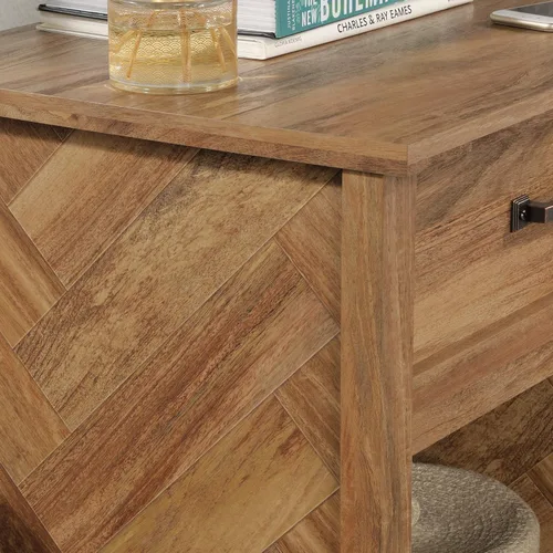 Vista 7 de Sauder Cannery Bridge Night Stand with Spacious Drawer, Nightstand for Bedroom, Sindoori Mango Finish