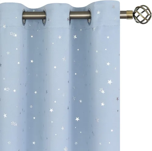 Vista 4 de BGment Cortinas cortas para ventanas, cortinas opacas pequeñas de 45 pulgadas para dormitorio, cortinas de oscurecimiento de habitación