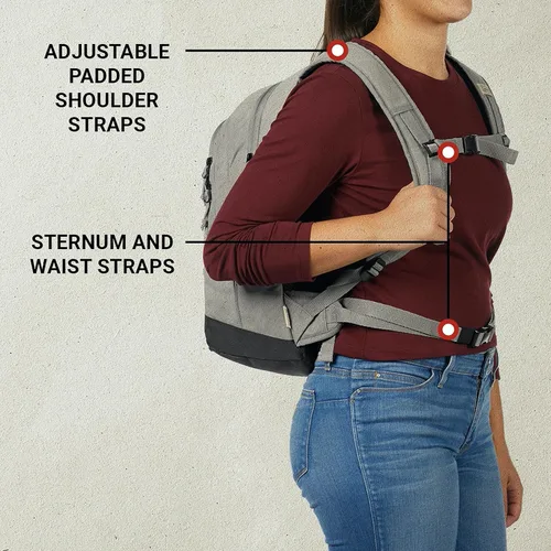 Vista 3 de Coleman Backroads 30-Can Soft Cooler Backpack, Leak-Proof Portable Insulated Backpack Cooler, Keeps Contents Cold up to 24Hrs, Built-in Bottle Opener