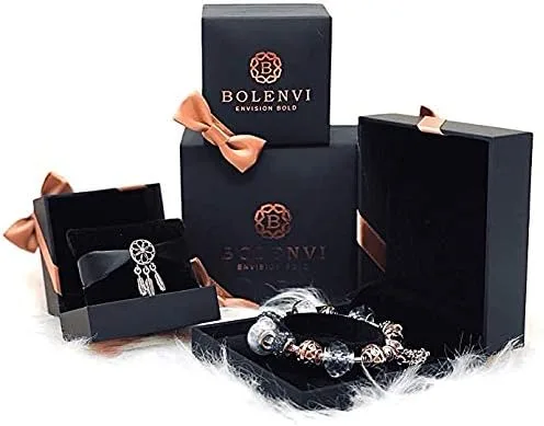 Vista 5 de Bolenvi Abalorio de plata de ley 925 para pandora y pulseras o collares similares, Plata esterlina, Sin gemas.
