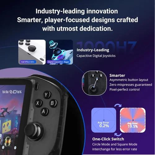 Vista 6 de OnePro Cloud Handheld Portable Remote Play Gaming Console, For Xbox Cloud Gaming, NVIDIA GeForce NOW, Playstation, PC, Long-Battery Life, 7" 1080P