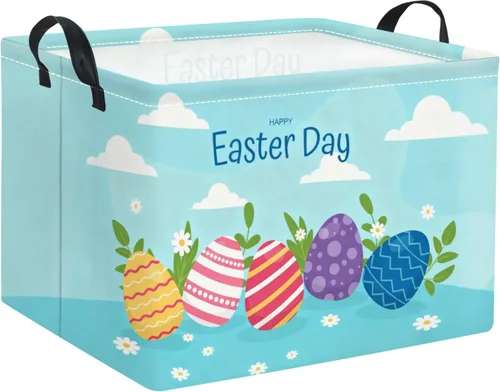 Vista 8 de Cesta de almacenamiento para niños y niñas, cesta de regalo, estante de libros vacío, rectangular, decoración de habitación de animales