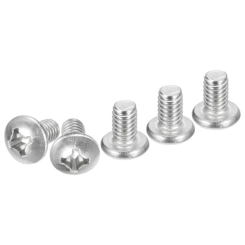 Vista 20 de DTGN Tornillos de máquina de cabeza plana 1/4-20x1, 25 piezas de acero inoxidable 304, Phillips Drive, rosca completa UNC, acabado brillante, kit