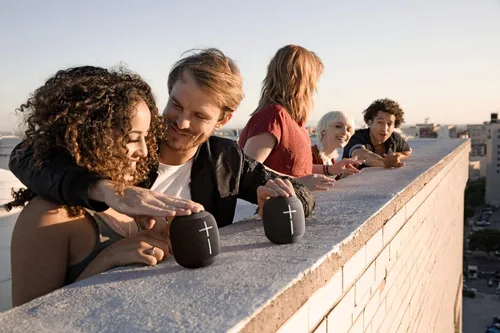 Vista 6 de Logitech Ultimate Ears UE WONDERBOOM 2 - Altavoz Bluetooth - Caja de brazo inalámbrica impermeable con conexión doble (sin embalaje al por menor)