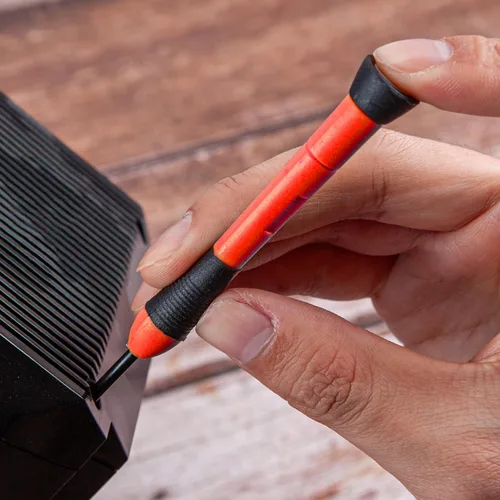 Vista 6 de CARTMAN - Juego de herramientas de 39 piezas, kit general para el hogar con caja de herramientas de plástico, estuche de almacenamiento, con Rojo