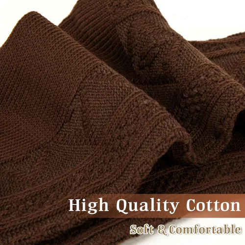 Vista 3 de Justay 6 pares de calcetines de punto suave para mujer, calcetines cómodos de algodón para mujer, regalos